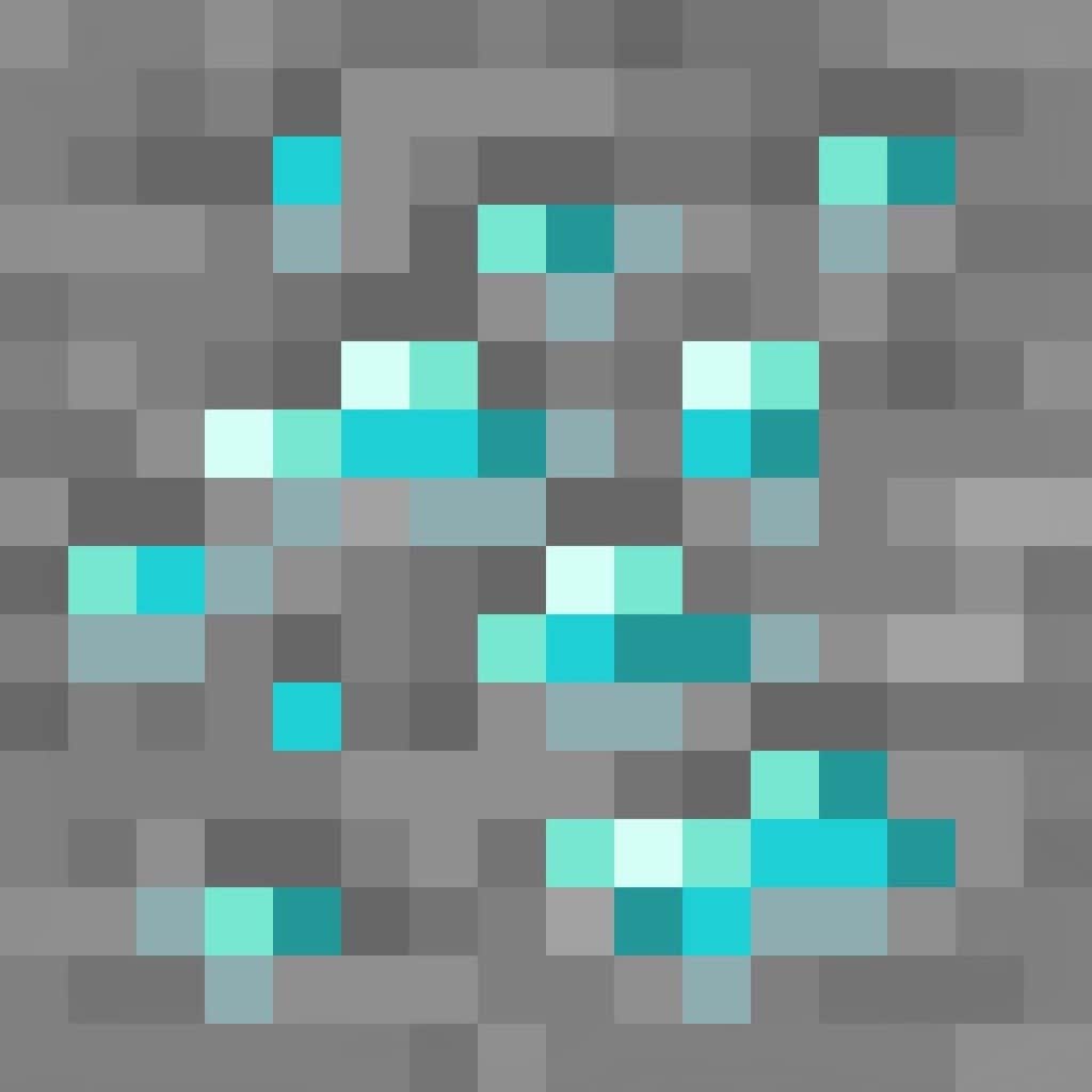 MINECRAFT derīgo izrakteņu (ore block) lampa