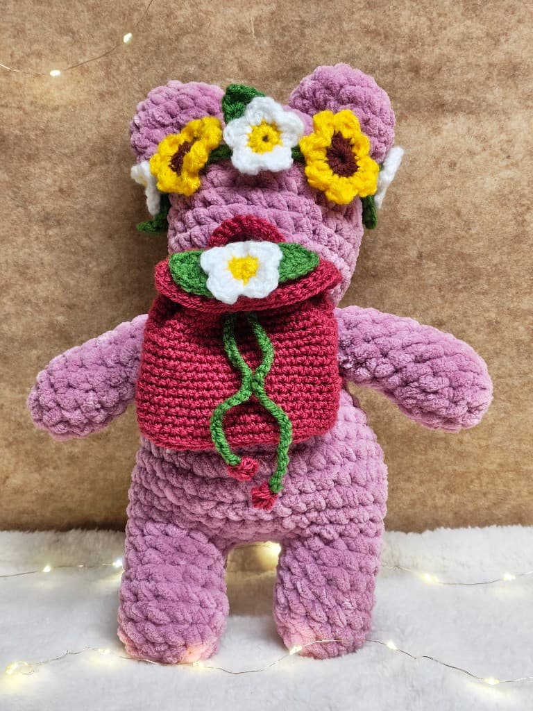 Rotaļu lācītis - Mendija. 🩷