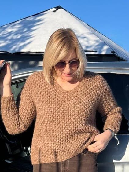 Alpakas vilnas džemperis Cappuccino