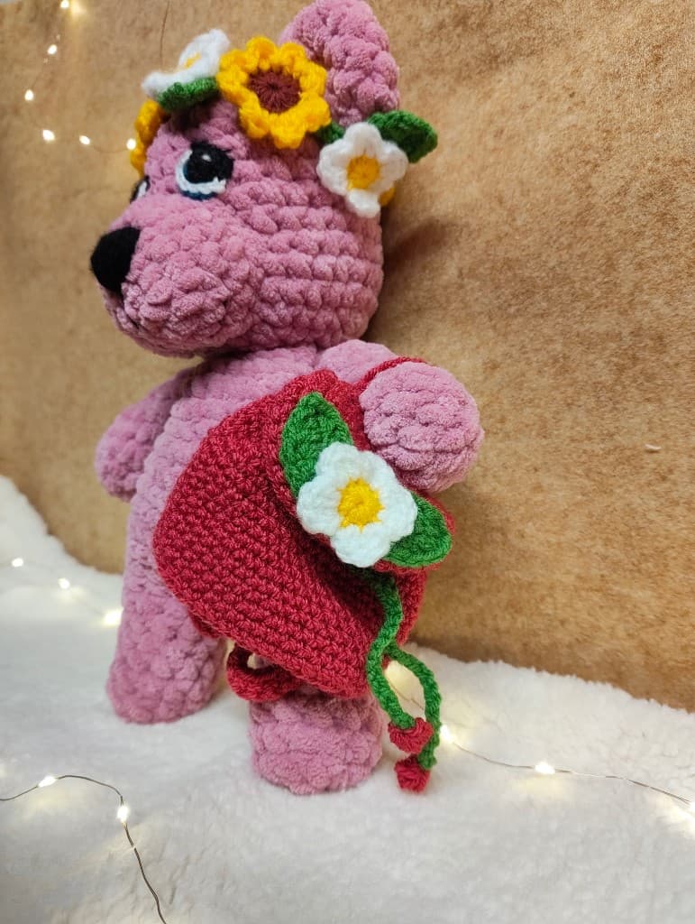 Rotaļu lācītis - Mendija. 🩷