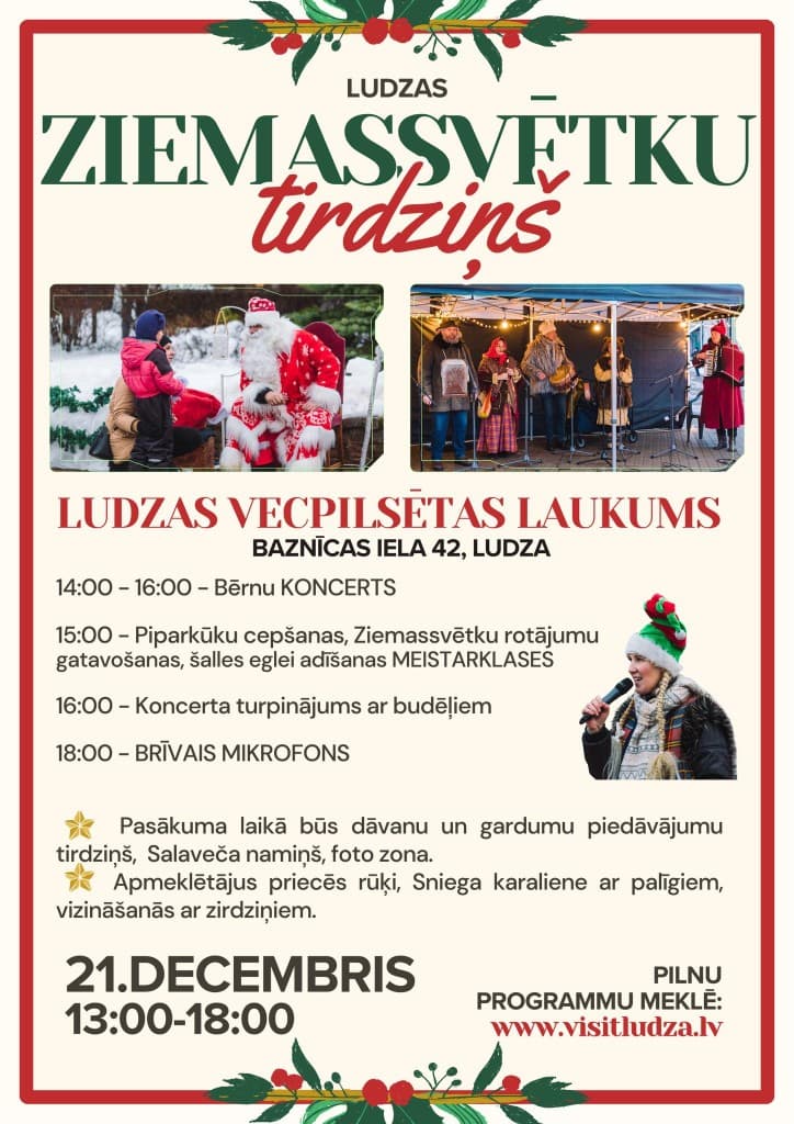 Ziemassvētku tirdziņš Ludzā