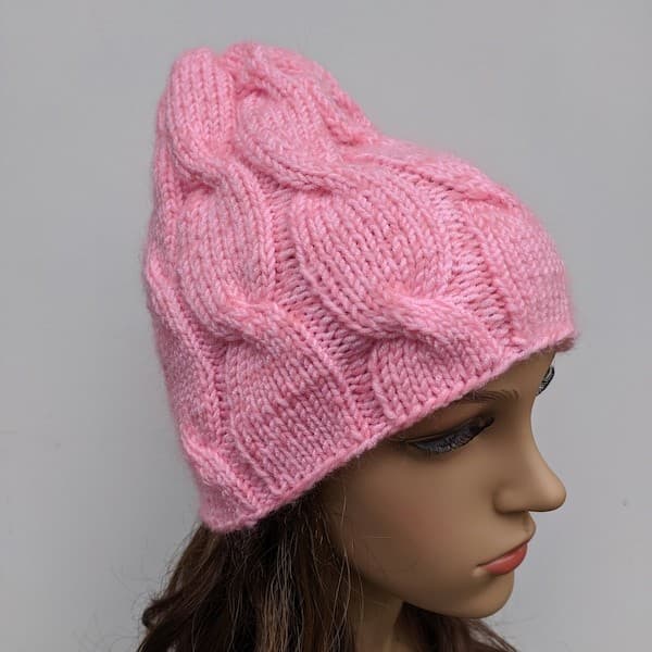 Adīta sieviešu cepure/Aksesuārs sievietēm 