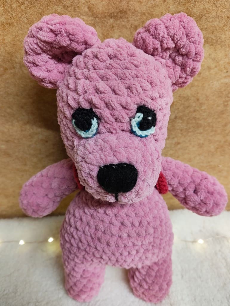 Rotaļu lācītis - Mendija. 🩷