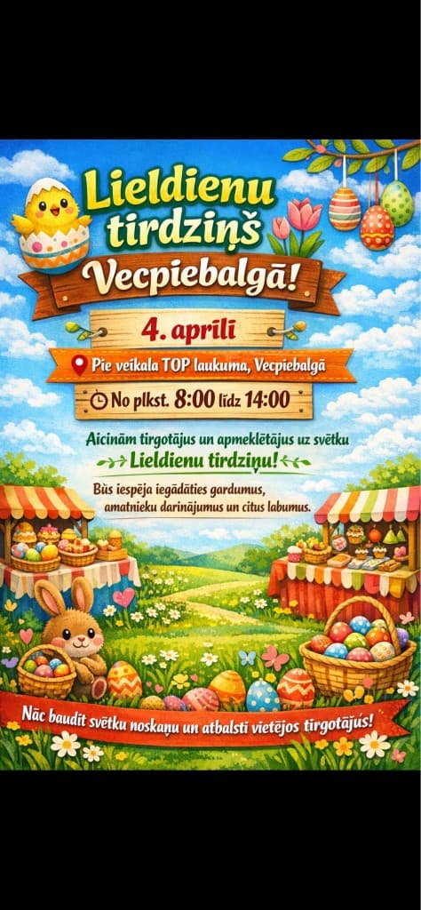 Lieldienu tirdziņš Vecpiebalgā