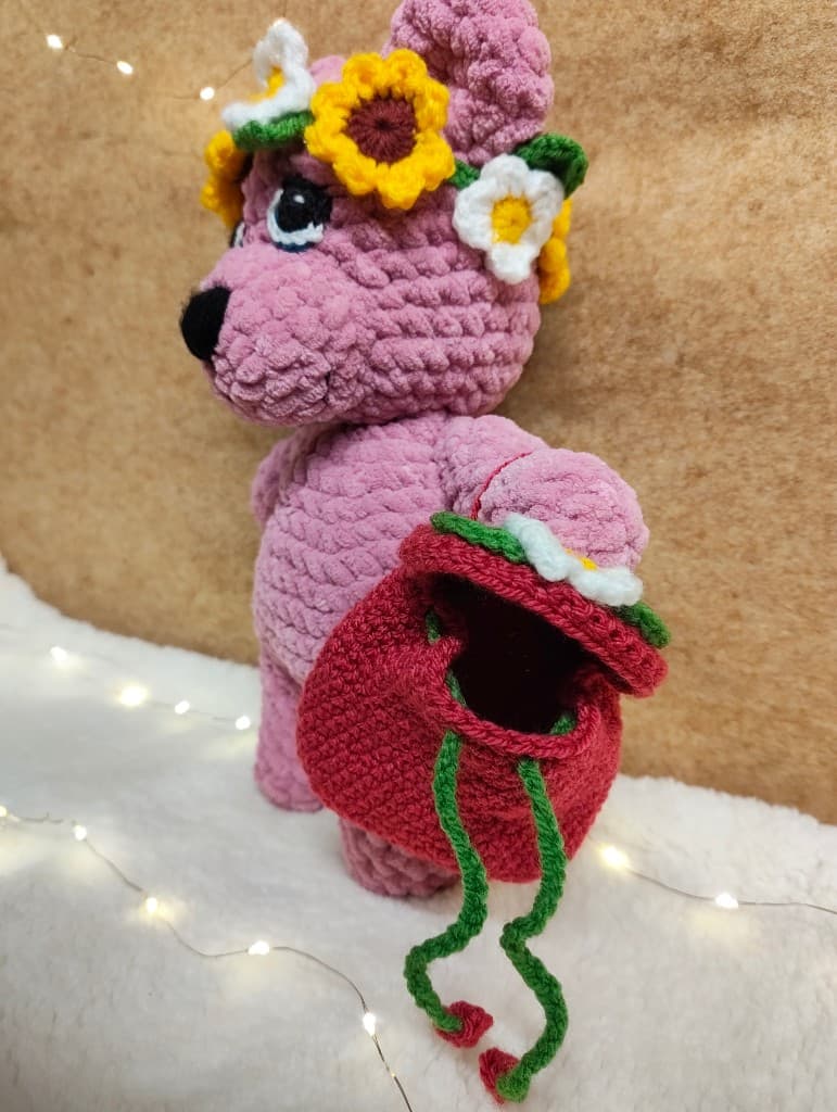 Rotaļu lācītis - Mendija. 🩷