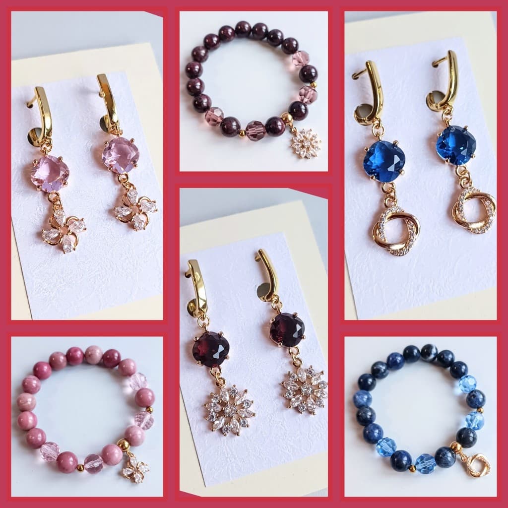 Komplekts auskari un aproce Sirsniņa uc