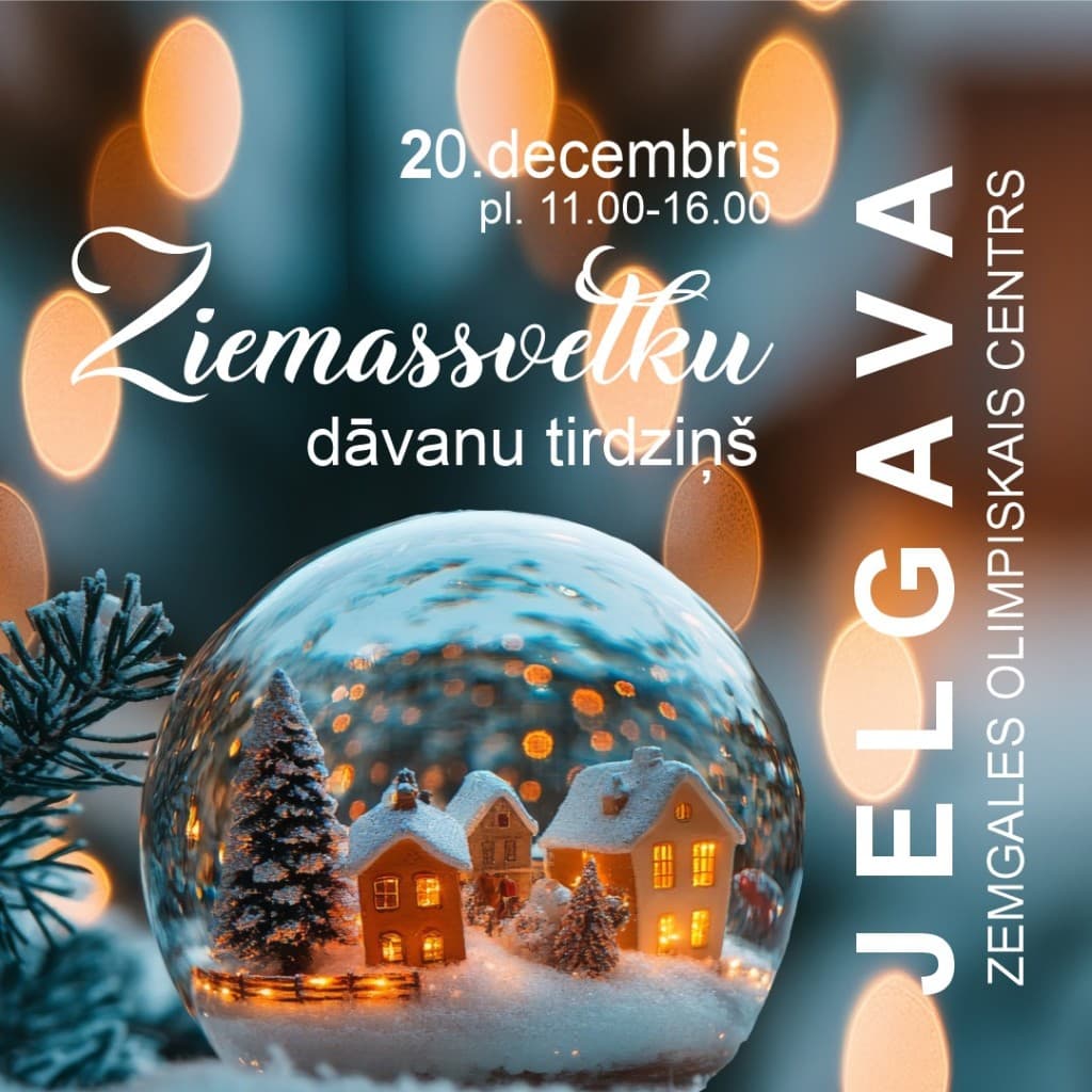 Ziemassvētku dāvanu tirdziņš Jelgavā