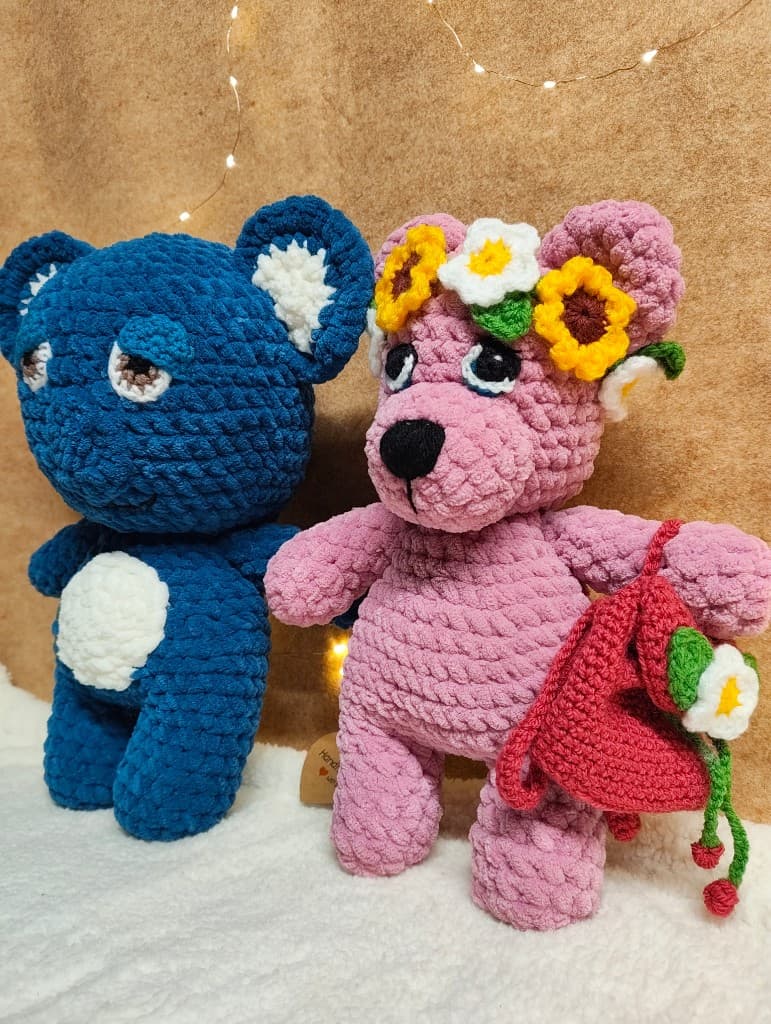 Rotaļu lācītis - Mendija. 🩷